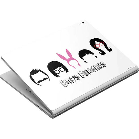 Bobs Burgers Silhouette Surface Book Skin